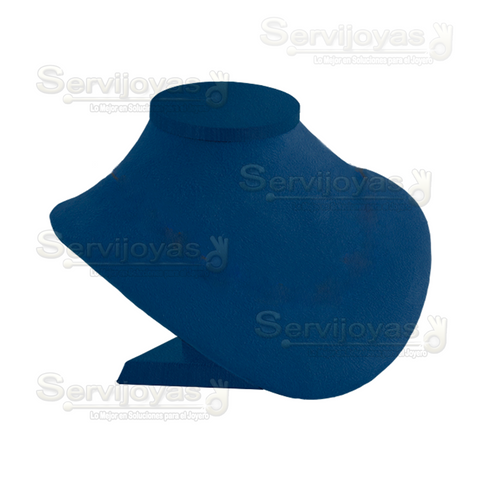 EXHIBIDOR AZUL ZAFIRO CUELLO NORMAL PARA COLLAR 6828.NB