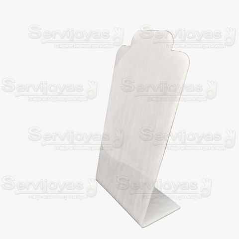 ACRÍLICO MÁRMOL GRIS CUELLO CORTO PARA COLLAR/ARETES 5302.MG