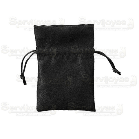 Bolsa Gamuza Mediana Negra 2550.BK