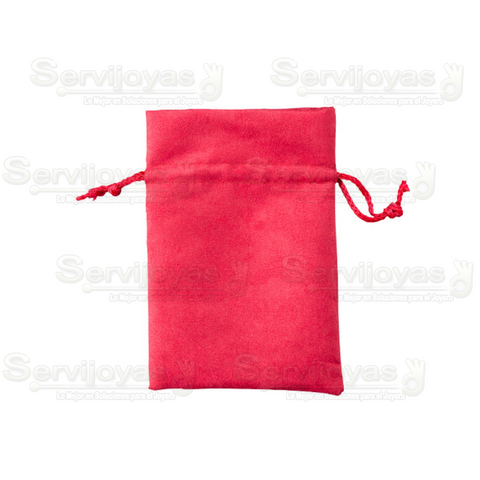 Bolsa Gamuza Grande Roja 2570.RD