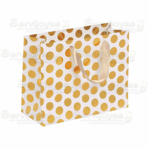 Bolsa Dots Chica Dorada 2960.GD