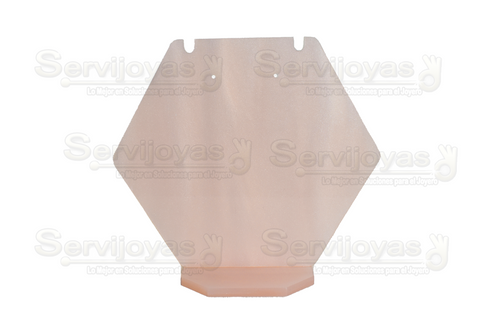 ACRÍLICO MÁRMOL ROSA HEXAGONAL PARA JUEGO 5443.MP