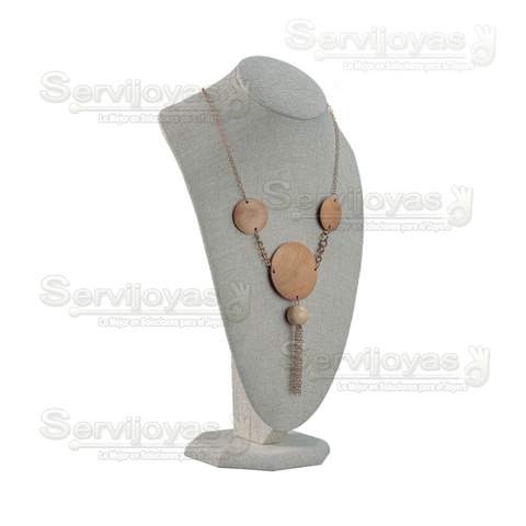 EXHIBIDOR DELUX CUELLO ALTO CURVO PARA COLLAR 9932.BG