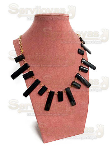 Exhibidor Velour Rosa Cuello Fashion Chico 246VR