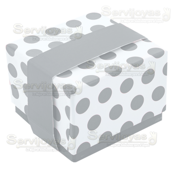 CAJA POLKA DOTS ANILLO ALTA - PLATEADO 1371.SL