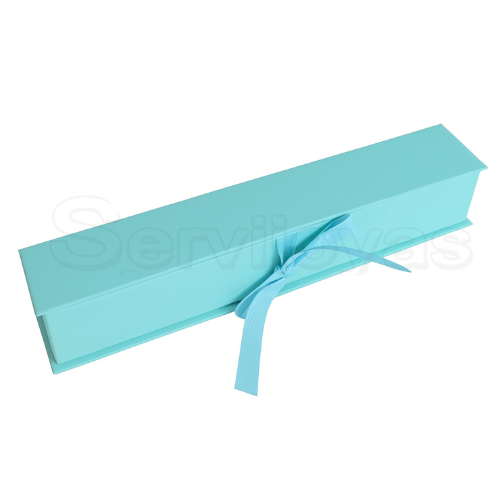 CAJA MURANO PARA PULSERA AQUA Medidas: 22x8.5x7cm 1435.AQ