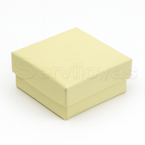 Caja Mini para Broquel Multicolor Crema Medidas: 3.8x3.8x2cm 1480.CR