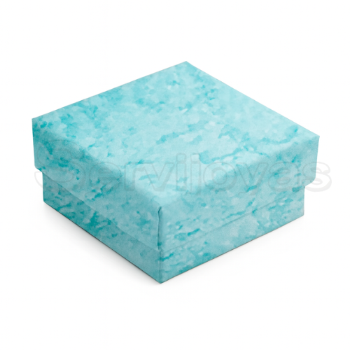 Caja Mini para Broquel Multicolor Azul Claro Medidas: 3.8x3.8x2cm 1480.LB
