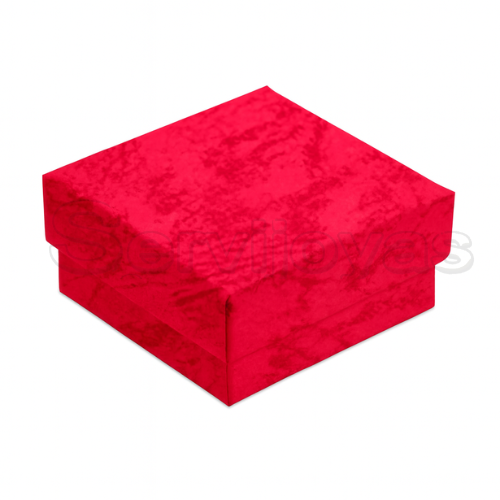 Caja Mini para Broquel Multicolor Roja Medidas: 3.8x3.8x2cm 1480.RD