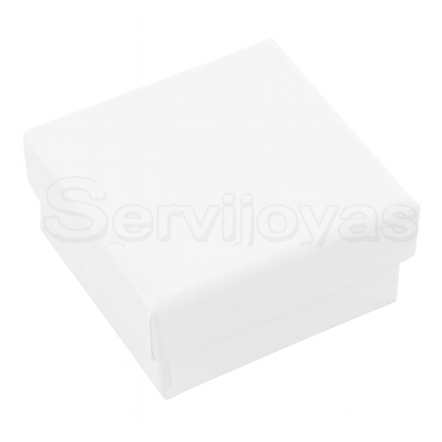 Caja Mini para Broquel Multicolor Blanca Medidas: 3.8x3.8x2cm 1480.WH
