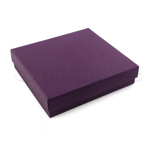 Caja Cuadrada para Juego Grande Multicolor Morada Medidas: 10x9x2.5cm 1483.PL