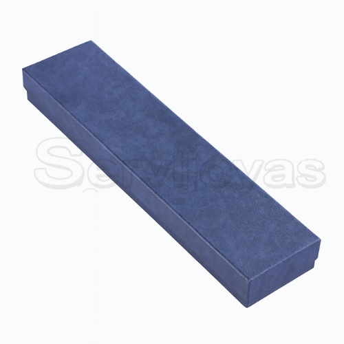 Caja para Pulsera Multicolor Azul Navy Medidas: 22x5x2.5cm 1484.NB