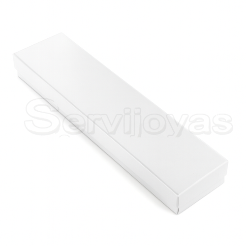 Caja para Pulsera Multicolor Blanca Medidas: 22x5x2.5cm 1484.WH