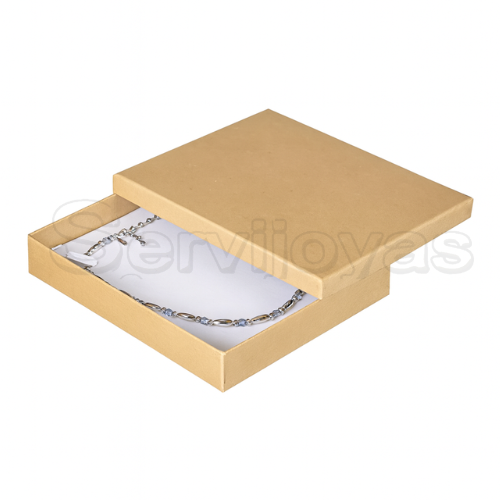 Caja para Collar Extra Grande Multicolor Kraft Medidas: 16.8x22.2x4cm 1487.KF