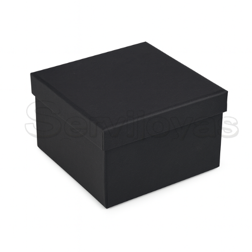 Caja Multicolor Cuadrada Alta Negra Medidas: 8.5x8.5x5.5cm 1486.BK