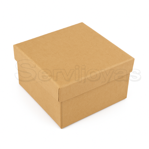 Caja Multicolor Cuadrada Alta Kraft Medidas: 8.5x8.5x5.5cm 1486.KF