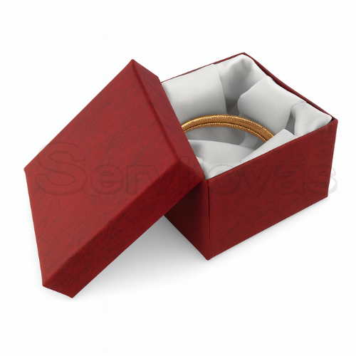 Caja Multicolor Cuadrada Alta Roja Medidas: 8.5x8.5x5.5cm 1486.RD