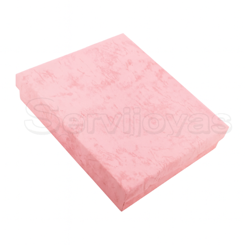 Caja para Collar Extra Grande Multicolor Rosa Medidas: 16.8x22.2x4cm 1487.PK