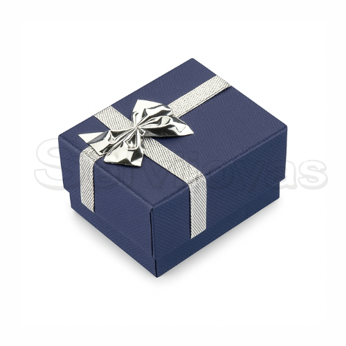 Caja Regalo Anillo Azul Medidas: 5.5x4.6x3.4cm 1601.BL