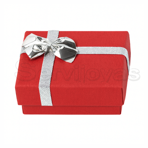 Caja Regalo Aretes Chicos Rojo Medidas: 4.8x4.4x2.3cm 1602.RD