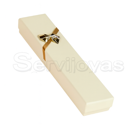 Caja Regalo Pulsera Crema Medidas: 4x19.8x2.5cm 1605.CR