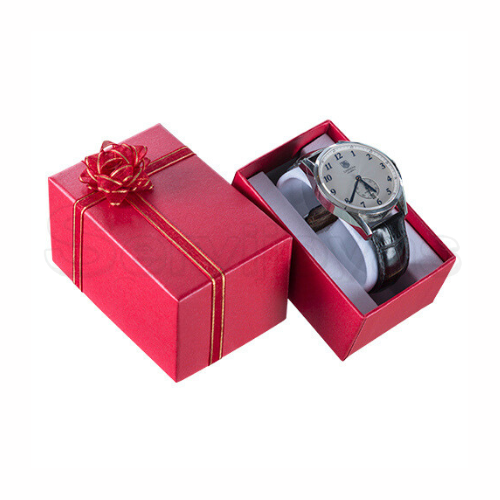 Caja de Relojes Fashion (24 pzs, colores surtidos) Medidas: 6.5x9.5x7.5cm 1958