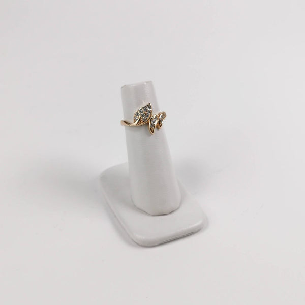 Exhibidor Nacional Vinipiel Blanco Dedito Anillo Medidas: 6x6x4cm 239B