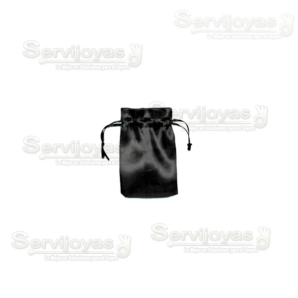 BOLSA DE SATÍN CHICA - NEGRO Medidas: 9x6cm 2580.BK