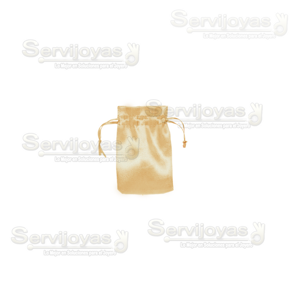 BOLSA DE SATÍN CHICA - DORADO Medidas: 9x6cm 2580.GD