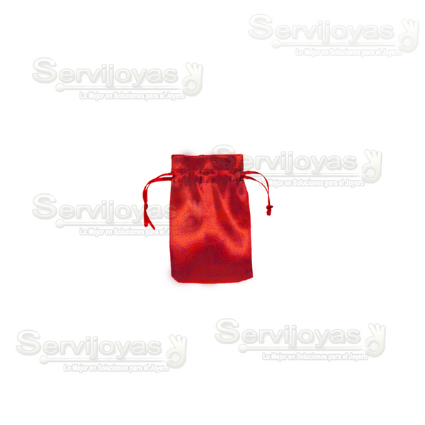 BOLSA DE SATÍN CHICA - ROJO Medidas: 9x6cm 2580.RD