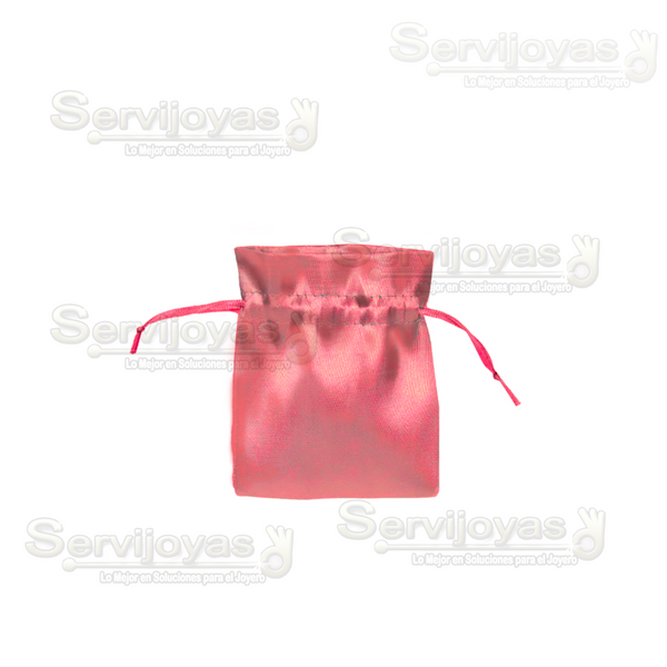 BOLSA DE SATÍN MEDIANA - PALO DE ROSA Medidas: 11x9cm 2581.PR