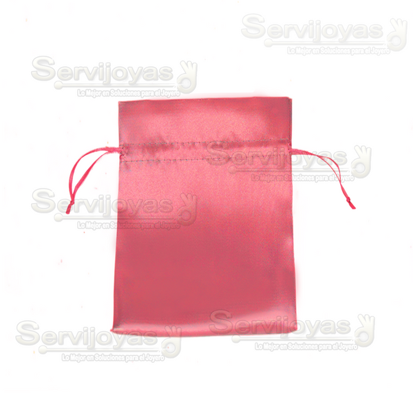 BOLSA DE SATÍN GRANDE - PALO DE ROSA Medidas: 15.8x11.6cm 2582.PR