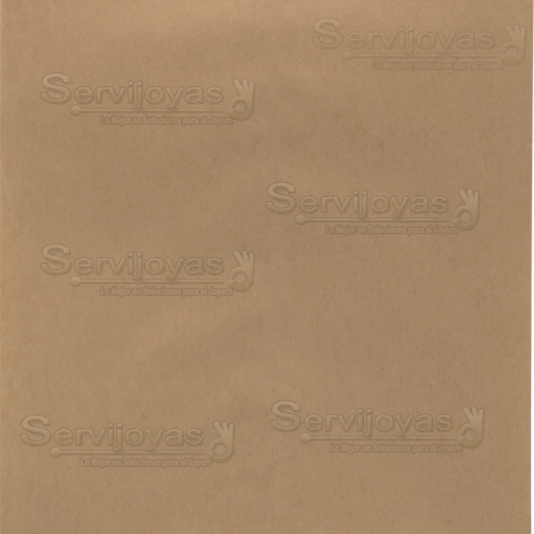 Bolsa de Papel Plana Kraft Grande (100 pzs) Medidas: 21.5x27.9cm 2823.KF