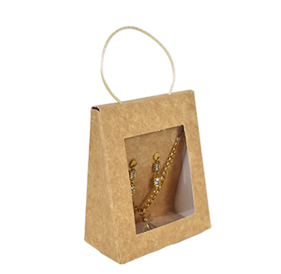 BOLSA DE CARTÓN CON VENTANA NORDIC - KRAFT 2850.KF