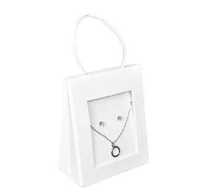 BOLSA DE CARTÓN CON VENTANA NORDIC - BLANCO 2850.WH