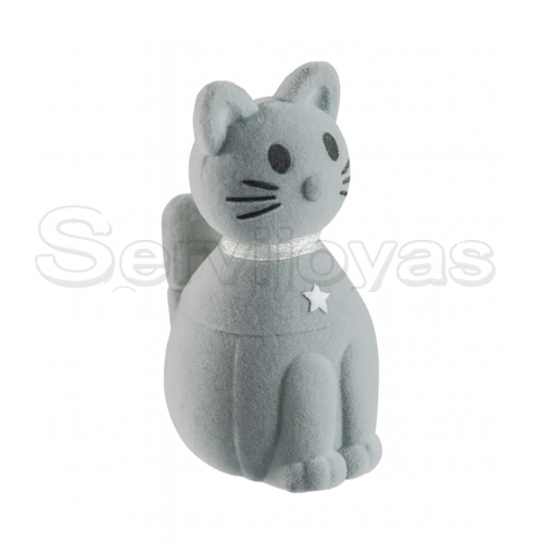Gato Gris Medidas: 4x4x8cm 3074