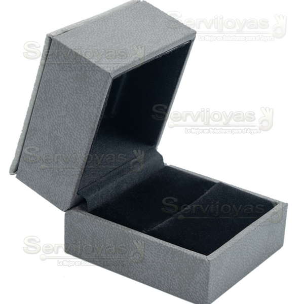 Estuche Italia Gris Anillo Medidas: 4.5x5.7x4cm 4401.GY