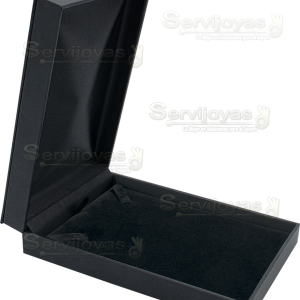 Estuche Italia Negro Gargantilla Medidas: 11.2x16x3.7cm 4409.BK