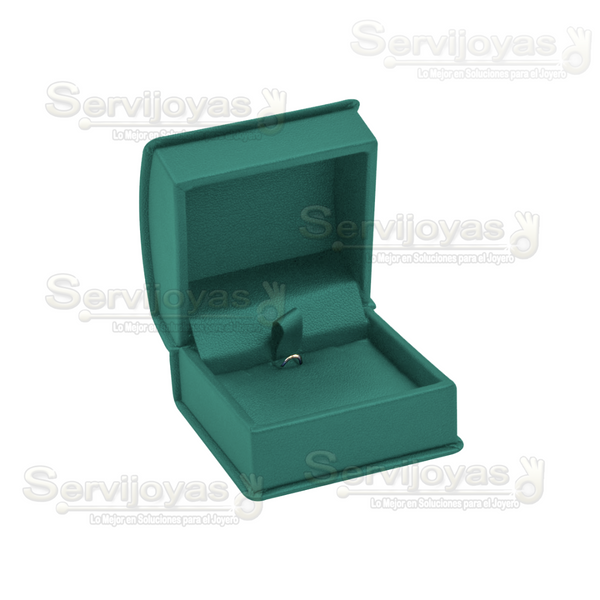 Estuche Jade Verde Esmeralda para Dije Chico Medidas: 6.9x6.7x4.8cm 4553.ES