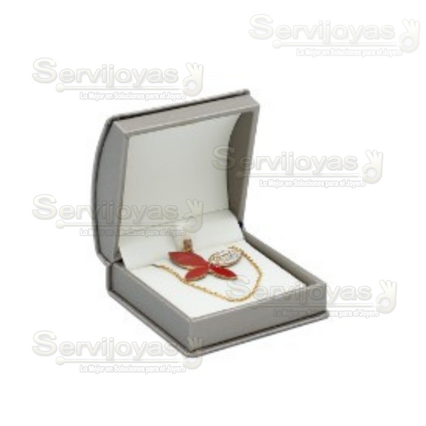 Estuche Ambar Champagne para Dije Mediano 4556.AM