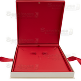 Estuche Topacio Rojo para Collar Aretes y Anillo 4561.RD