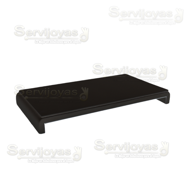 Exhibidor Velour Negro Base Mesa Grande Medidas: 38.5x20x4.2cm 4962