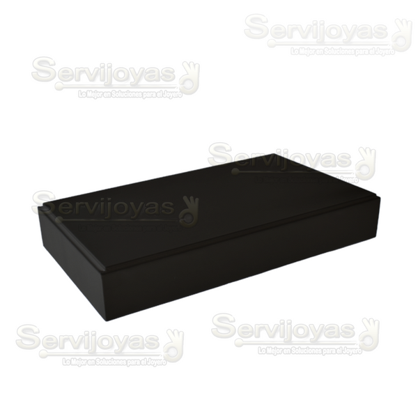 Exhibidor Velour Negro Base Rectangular Medidas: 35x20x3cm 4963