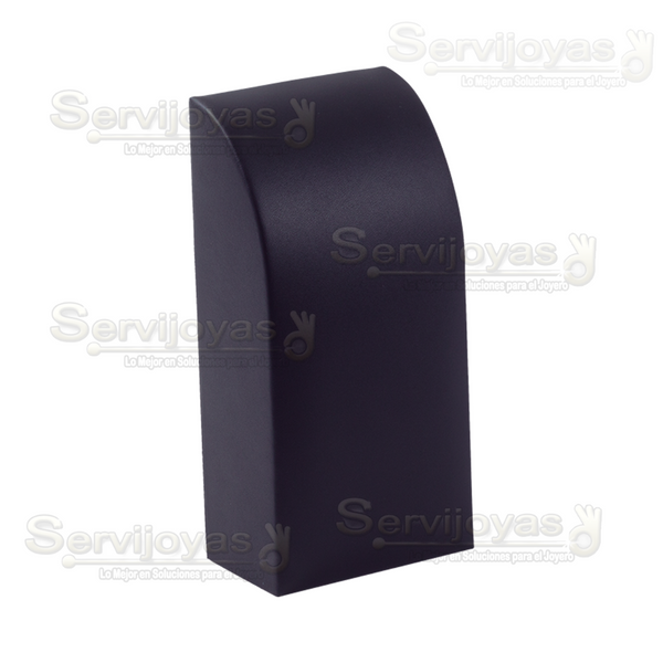 Exhibidor Imitación Piel Negro Cuello Danés Chico para Collar Medidas: 9.5x5x19cm 5880.BK