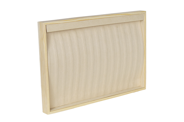 Exhibidor de Madera Beige Natura Charola para Cadenas Medidas: 35x24x3cm 6111.BG
