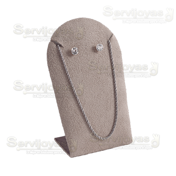 Exhibidor Glamour Café para Juego: Aretes y Cadena con Dije Medidas: 6.4x4x9.5cm 6802.BR