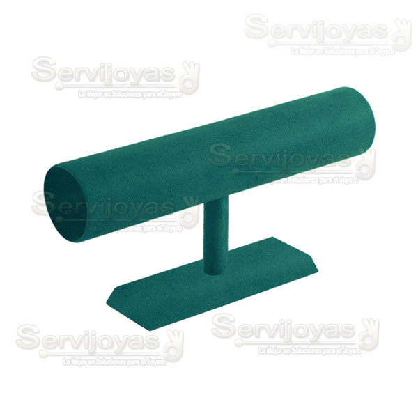 Exhibidor Esmeralda Verde Barra para Pulseras Medidas: 25x5.2x12.3cm 6807.ES