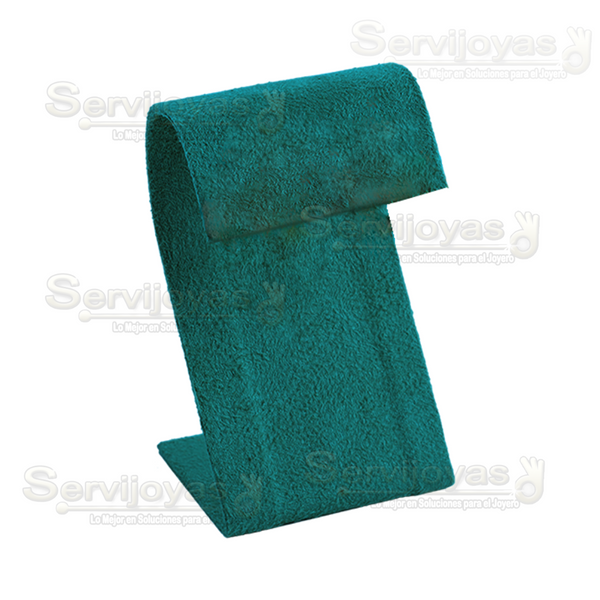 Exhibidor Esmeralda Verde Patito para Aretes Medidas: 5.4x5x8cm 6814.ES