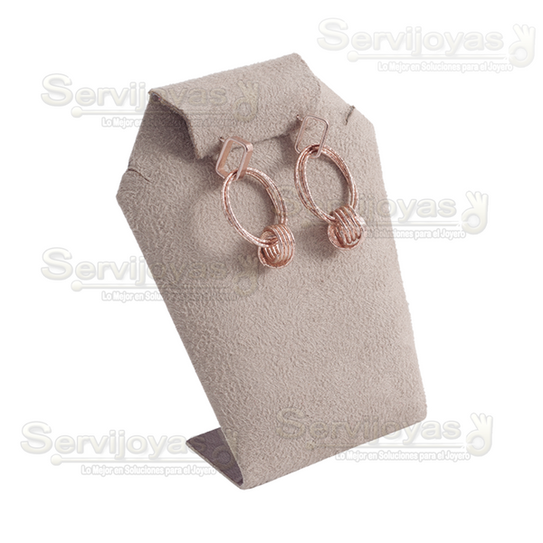 Exhibidor Glamour Café para Aretes y Cadena con Dije Medidas: 8x4x9cm 6820.BR
