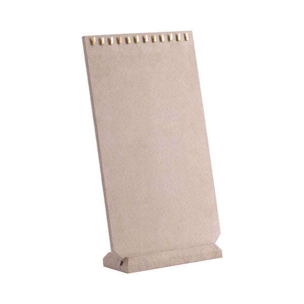 EXHIBIDOR VERTICAL GLAMOUR PARA 12 CADENAS SENCILLO - CAFÉ 6822.BR